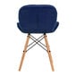 Kėdė 4rico, tamsiai mėlyna kaina ir informacija | Virtuvės ir valgomojo kėdės | pigu.lt