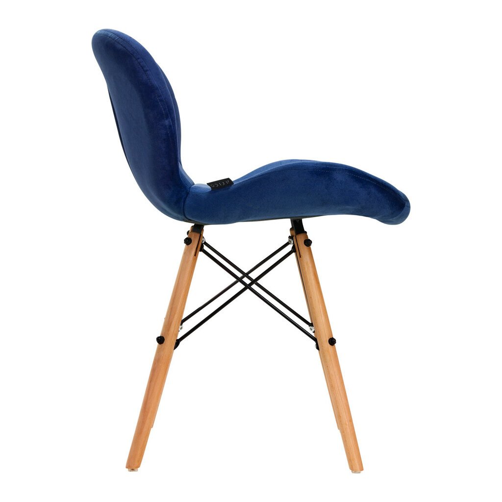 Kėdė 4rico, tamsiai mėlyna kaina ir informacija | Virtuvės ir valgomojo kėdės | pigu.lt