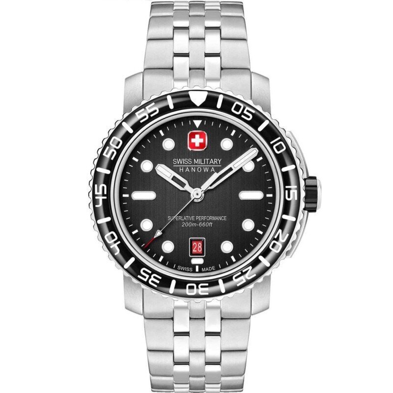 Laikrodis vyrams Swiss Military Hanowa SMWGH0001702 kaina ir informacija | Vyriški laikrodžiai | pigu.lt