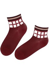 Kojinės moterims Sokisahtel Marley, raudonos kaina ir informacija | Moteriškos kojinės | pigu.lt