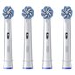 Oral-B EB60-4 Sensitive Clean Pro цена и информация | Elektrinių dantų šepetėlių antgaliai | pigu.lt