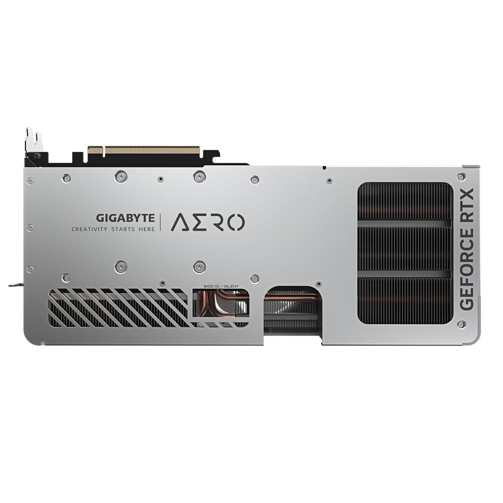 Gigabyte GeForce RTX 4080 Super Aero OC (GV-N408SAERO OC-16GD) kaina ir informacija | Vaizdo plokštės (GPU) | pigu.lt