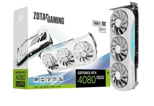 Zotac Gaming GeForce RTX 4080 Super Trinity OC White Edition (ZT-D40820Q-10P) kaina ir informacija | Vaizdo plokštės (GPU) | pigu.lt