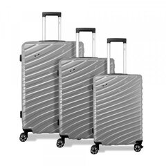 Mažas lagaminas, 50x37x22,5 cm, pilkas kaina ir informacija | Lagaminai, kelioniniai krepšiai | pigu.lt