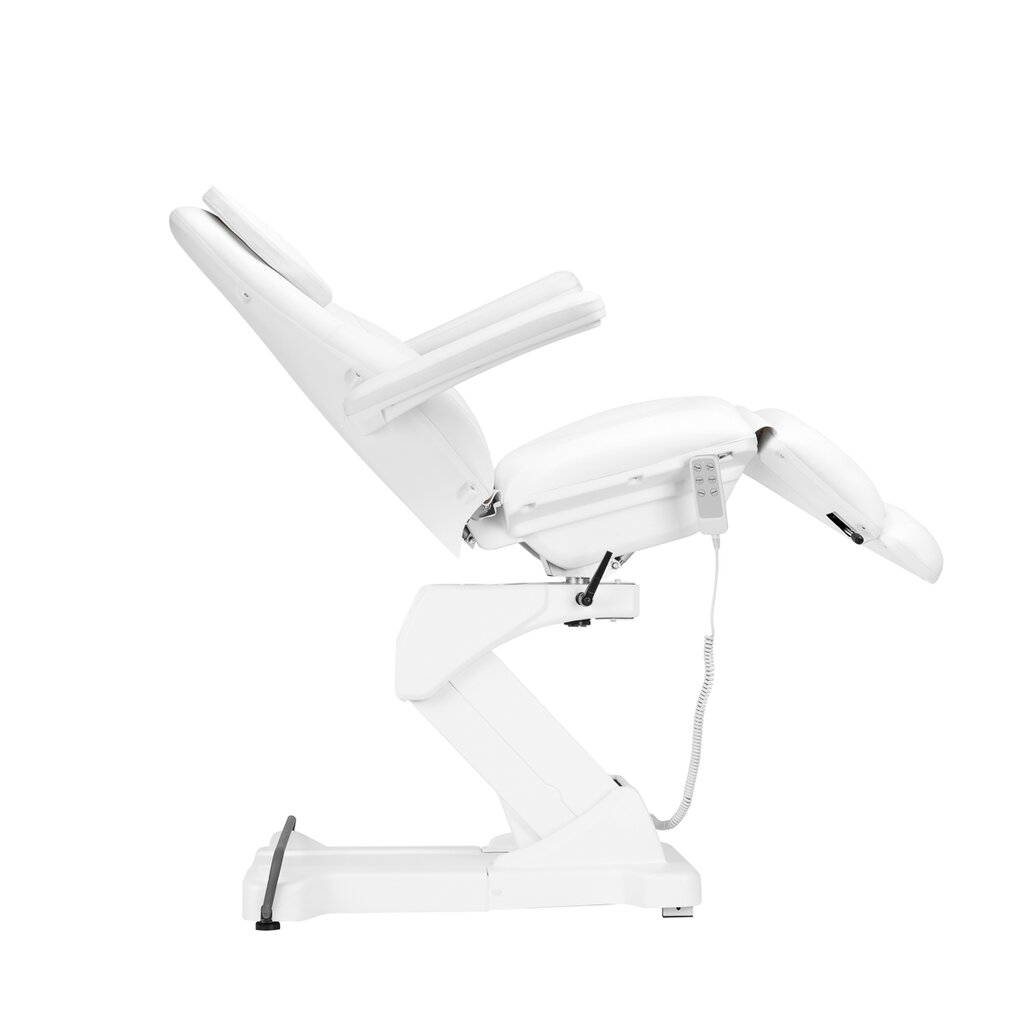 Elektrinė kosmetinė kėdė, balta цена и информация | Baldai grožio salonams | pigu.lt
