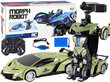 Interaktyvus robotas - automobilis Lean Toys 1:10, žalias kaina ir informacija | Žaislai berniukams | pigu.lt
