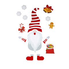Kalėdinė magnetinė dekoracija Nykštukas kaina ir informacija | Kalėdinės dekoracijos | pigu.lt