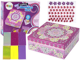 Kūrybinis rinkinys Papuošalų dėžutė Lean Toys kaina ir informacija | Lavinamieji žaislai | pigu.lt