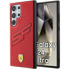 Ferrari FEHCS24LPINR S24 Ultra S928 czerwony|red hardcase Big SF Perforated цена и информация | Чехлы для телефонов | pigu.lt