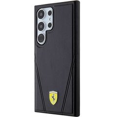 Ferrari FEHMS24LP3BAK S24 Ultra S928 czarny|black hardcase Hot Stamp V Lines MagSafe цена и информация | Чехлы для телефонов | pigu.lt