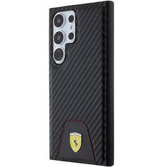 FerrariFEHCS24LN3PUK S24 Ultra S928 czarny|black hardcase Carbon Stitched Bottom цена и информация | Чехлы для телефонов | pigu.lt