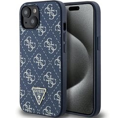 Guess GUHCP15MPG4GPB iPhone 15 Plus | 14 Plus 6.7" niebieski|blue hardcase 4G Triangle Metal Logo цена и информация | Чехлы для телефонов | pigu.lt