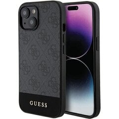 Guess GUHCP15SG4GLGR iPhone 15 | 14 | 13 6.1" szary|grey hardcase 4G Stripe Collection цена и информация | Чехлы для телефонов | pigu.lt