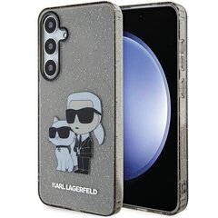 Karl Lagerfeld KLHCS24MHNKCTGK S24+ S926 czarny|black hardcase Glitter Karl&Choupette цена и информация | Чехлы для телефонов | pigu.lt