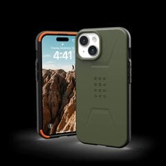 UAG Civilian Magsafe - protective case for iPhone 15 Pro (Bordeaux) цена и информация | Чехлы для телефонов | pigu.lt