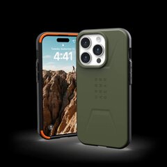 UAG Civilian Magsafe - protective case for iPhone 15 Pro (Bordeaux) цена и информация | Чехлы для телефонов | pigu.lt