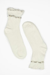 Kojinės moterims 6413, baltos kaina ir informacija | Moteriškos kojinės | pigu.lt