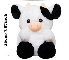 Minkšta pliušinė karvė 20cm kaina ir informacija | Minkšti (pliušiniai) žaislai | pigu.lt