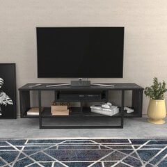 TV stovas Asir, 120x35,2x40,2 cm, juodas kaina ir informacija | TV staliukai | pigu.lt