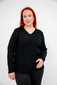 Moteriškas džemperis, juodas цена и информация | Megztiniai moterims | pigu.lt