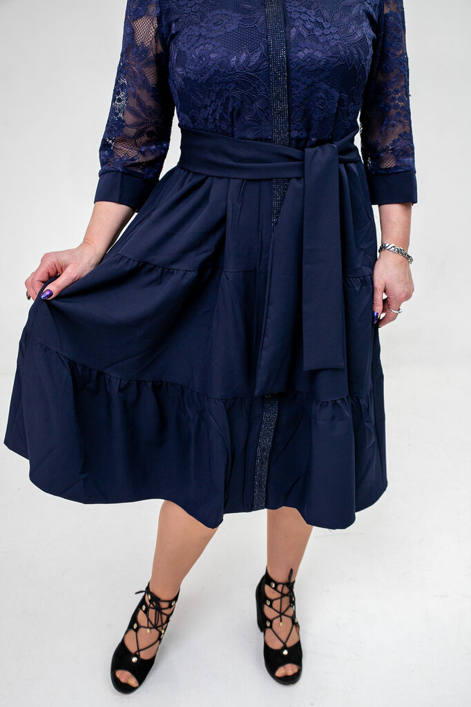 Moteriška suknelė, mėlyna kaina ir informacija | Suknelės | pigu.lt