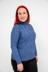 Moteriškas džemperis, mėlynos spalvos kaina ir informacija | Megztiniai moterims | pigu.lt