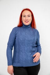 Moteriškas džemperis, mėlynos spalvos kaina ir informacija | Megztiniai moterims | pigu.lt