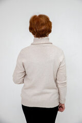 Moteriškas megztinis, smėlio spalvos. kaina ir informacija | Megztiniai moterims | pigu.lt