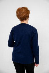 Moteriškas džemperis, mėlynos/baltos spalvos kaina ir informacija | Megztiniai moterims | pigu.lt