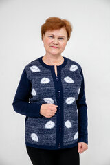 Moteriškas džemperis, mėlynos/baltos spalvos kaina ir informacija | Megztiniai moterims | pigu.lt