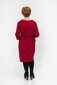 Trikotažinė suknelė moterims, raudona/juoda цена и информация | Suknelės | pigu.lt