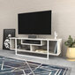 TV stovas Asir, 120x35,2x40,2 cm, baltas kaina ir informacija | TV staliukai | pigu.lt