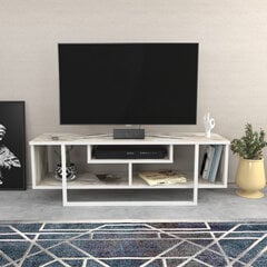 TV stovas Asir, 120x35,2x40,2 cm, baltas kaina ir informacija | TV staliukai | pigu.lt