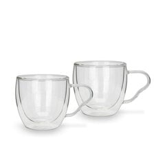 Fissman dvigubų sienelių puodelių rinkinys, 90 ml kaina ir informacija | Taurės, puodeliai, ąsočiai | pigu.lt