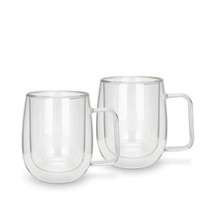Fissman набор чашек с двойными стенками, 300 мл цена и информация | Стаканы, фужеры, кувшины | pigu.lt