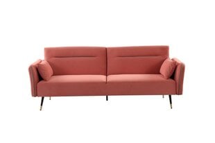 Sofa Verdi, rožinė kaina ir informacija | Sofos | pigu.lt