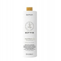 Kemon Actyva Equilibrio Shampoo очищающий шампунь для быстро жирнеющих волос 1000 мл цена и информация | Шампуни | pigu.lt