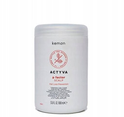 Kemon Actyva P Factor Scalp Hair Loss Prevention укрепляющая маска для истонченных волос 1000 мл цена и информация | Шампуни | pigu.lt