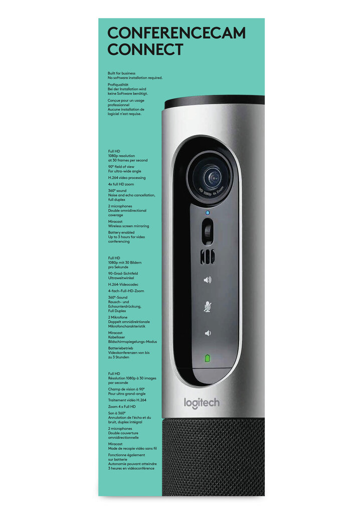 LogiTech 960-001034 цена и информация | Kompiuterio (WEB) kameros | pigu.lt