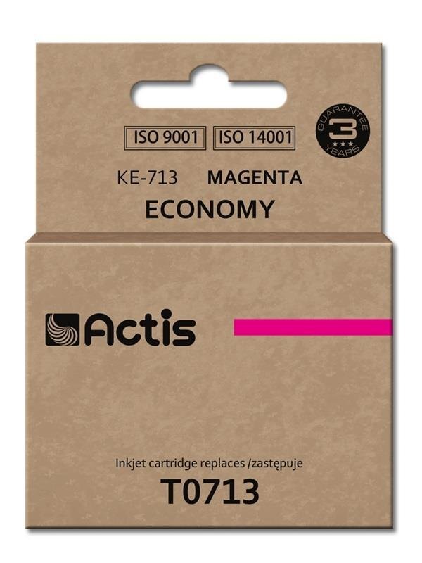 Kasetė rašaliniam spausdintuvui Actis ink Epson T0713 Magenta цена и информация | Kasetės rašaliniams spausdintuvams | pigu.lt