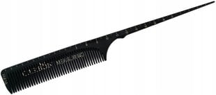 Plaukų šukos su skale Y1-comb, juoda, 1 vnt. kaina ir informacija | Šepečiai, šukos, žirklės | pigu.lt