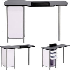 Manikiūro stalas Calissimo CB-9108, sidabrinis kaina ir informacija | Baldai grožio salonams | pigu.lt