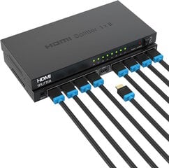 LTC HDMI 1X8 skirstytuvas kaina ir informacija | Komutatoriai (Switch) | pigu.lt