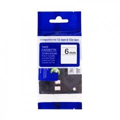Etikečių juostelė kasetėje Printline Brother, TZE-S611, 6mm kaina ir informacija | Kanceliarinės prekės | pigu.lt