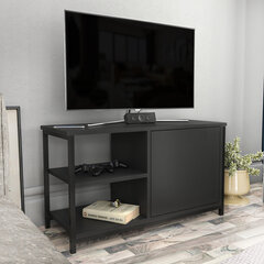 TV stovas Asir, 89,6x35,3x50,8 cm, juodas/pilkas kaina ir informacija | TV staliukai | pigu.lt