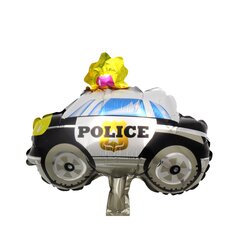 Folinis balionas, policijos mašina, 20 x 28 cm цена и информация | Шарики | pigu.lt