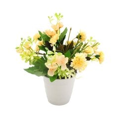 Dirbtinė gvazdikų puokštė vazone kaina ir informacija | Dirbtinės gėlės | pigu.lt