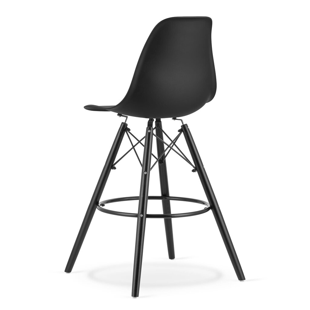 4-ių kėdžių komplektas, juodas kaina ir informacija | Virtuvės ir valgomojo kėdės | pigu.lt