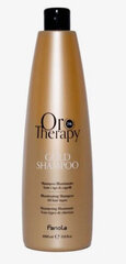 Spindesio suteikiantis šampūnas Fanola Oro Therapy Gold Shampoo, 1000 ml цена и информация | Шампуни | pigu.lt