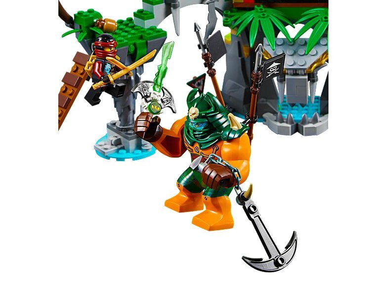 70604 LEGO® NINJAGO Tigro našlės sala цена и информация | Konstruktoriai ir kaladėlės | pigu.lt